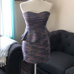 NWT | Sweetheart Peplum Dress